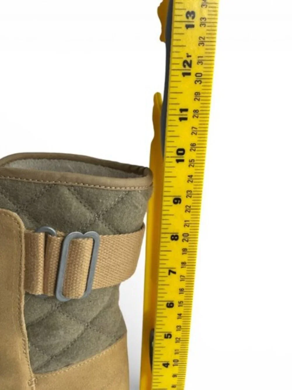 Sorel Campus Beige Tan Suede Leather Insulated Winter Boots NL2068-373 Women's 9